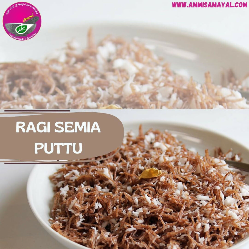 Ammi Samayal Ragi Vermicelli (Semiya/Sevai) and Natural Jaggery Combo | Grocsy