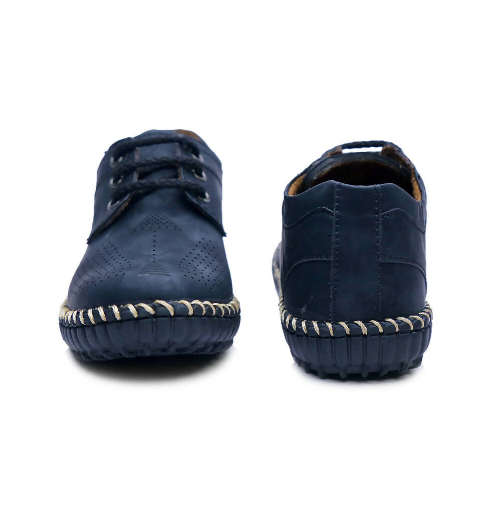 Tiny Bugs Boys Casual Lace Up Shoes - Black | Grocsy