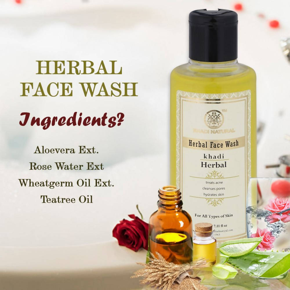 Khadi Natural Herbal Face Wash | Grocsy