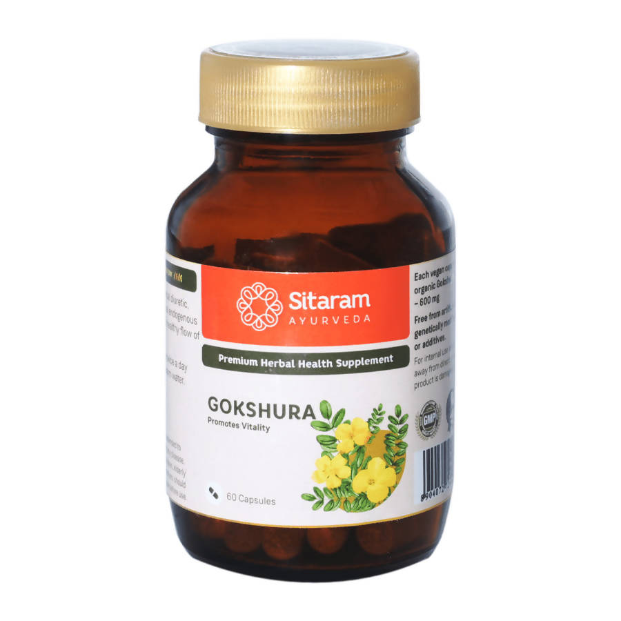 Sitaram Ayurveda Gokshura Capsules | Grocsy