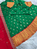 Teeya Creation New Womens Latest Embroidered Designer Lehenga Choli Set - Green | Grocsy