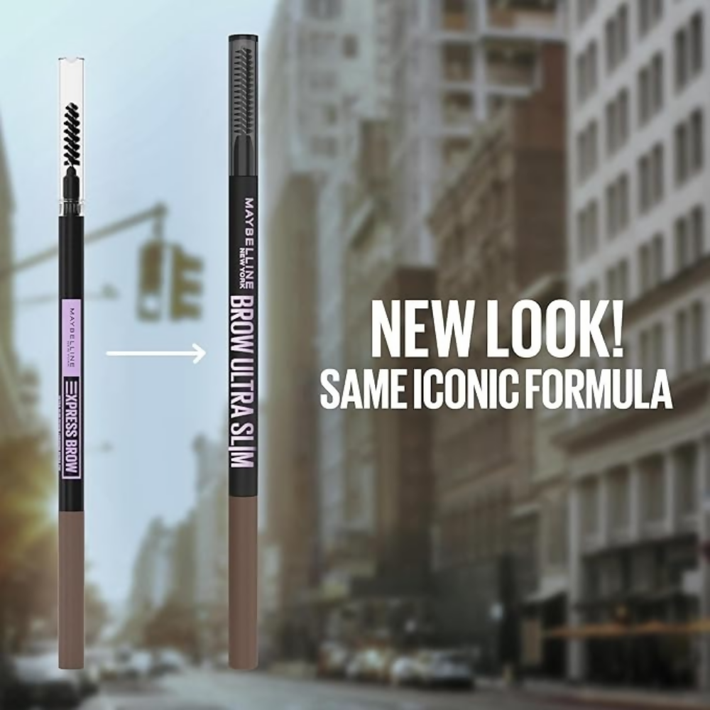 Maybelline New York Brow Ultra Slim Defining Eyebrow - Medium Brown | Grocsy
