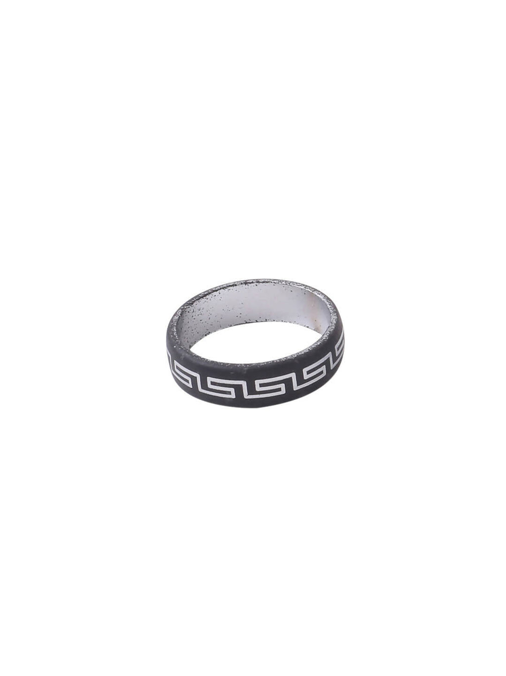 NVR Men's Silver Metal Ring | Grocsy