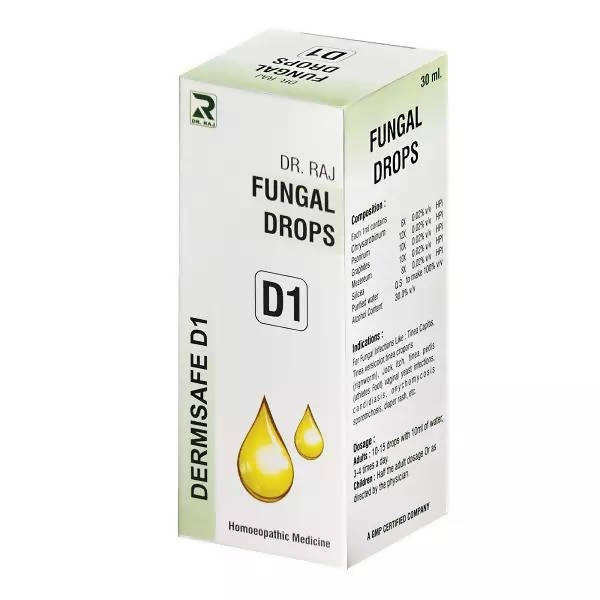 Dr. Raj Homeopathy Dermisafe D1 Drops | Grocsy
