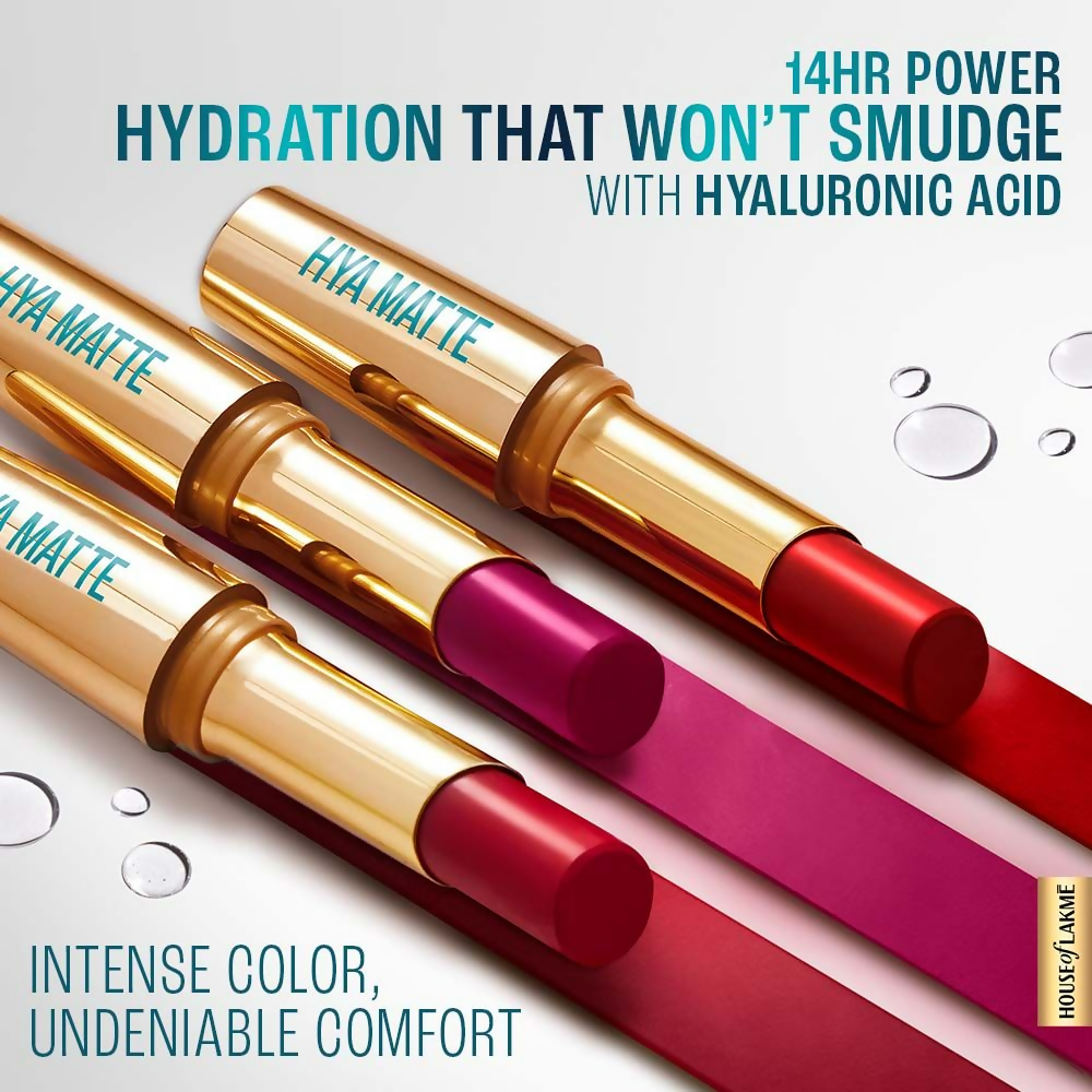 Lakme 9to5 Hya Matte Lipstick - Grape Goals | Grocsy