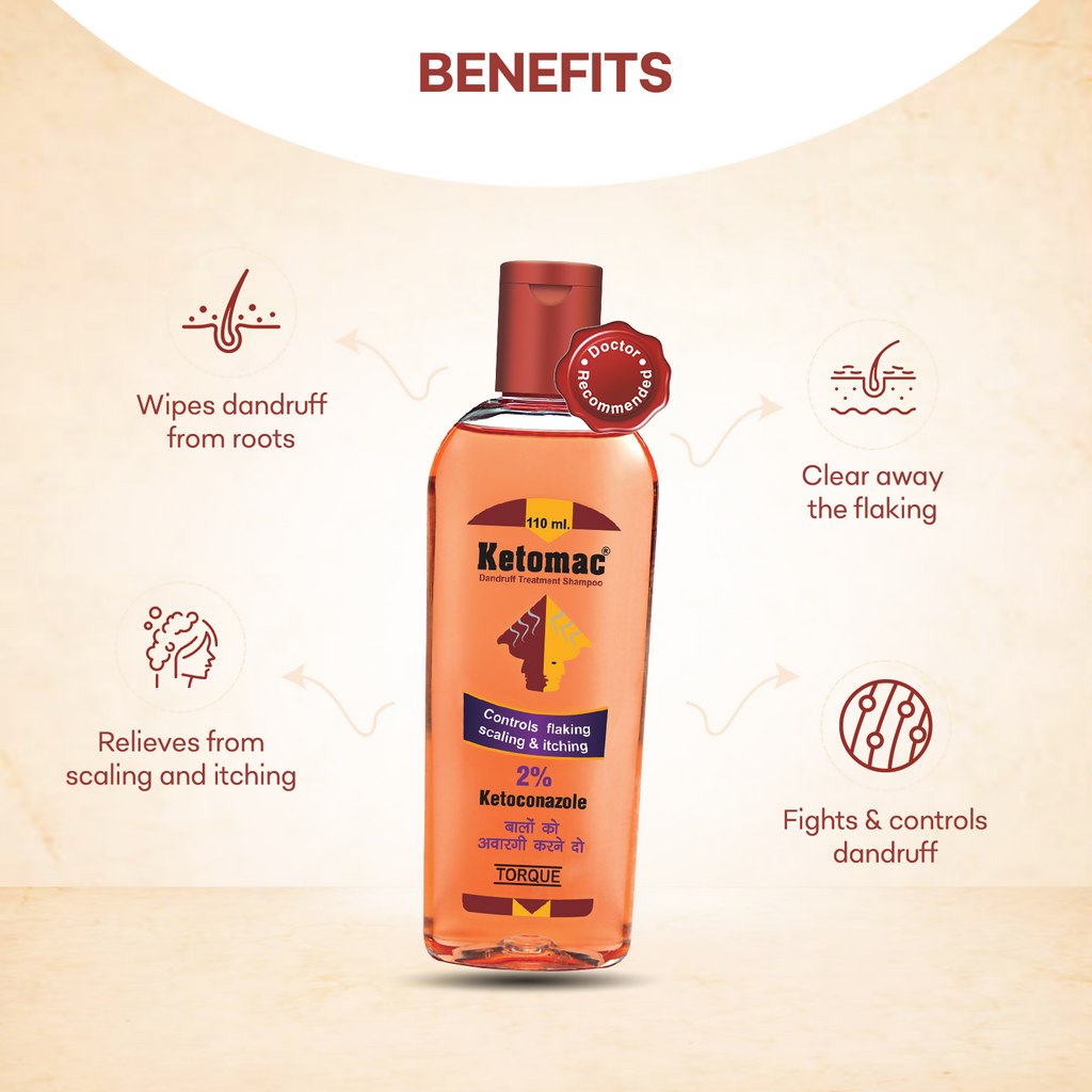 Torque's Ketomac Dandruff Treatment Shampoo | Grocsy