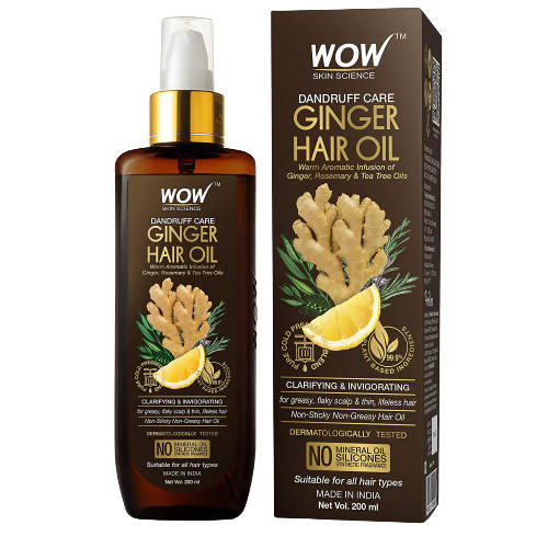 Wow Skin Science Ginger Hair Oil | Grocsy