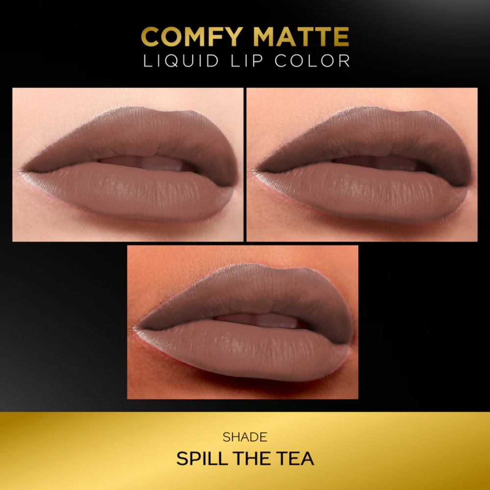 Faces Canada Comfy Matte Liquid Lipstick - Spill The Tea 29 | Grocsy