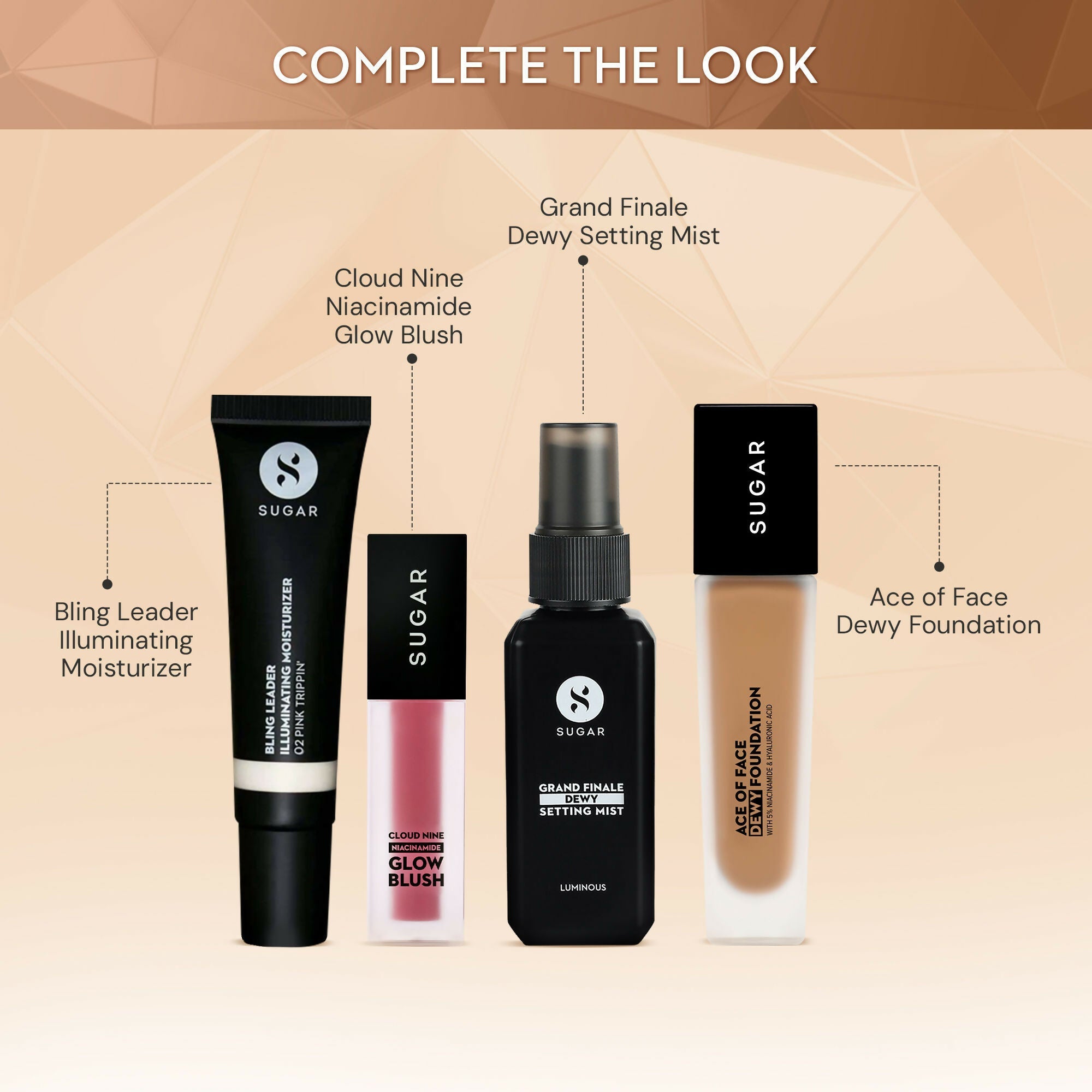 Sugar Ace Of Face Dewy Foundation - 10 Latte | Grocsy