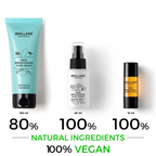 Brillare Skin Brightening Natural Face Wash Toner and Face Serum Combo | Grocsy