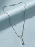 NVR Men's Silver Plated Chain With Pendant | Grocsy