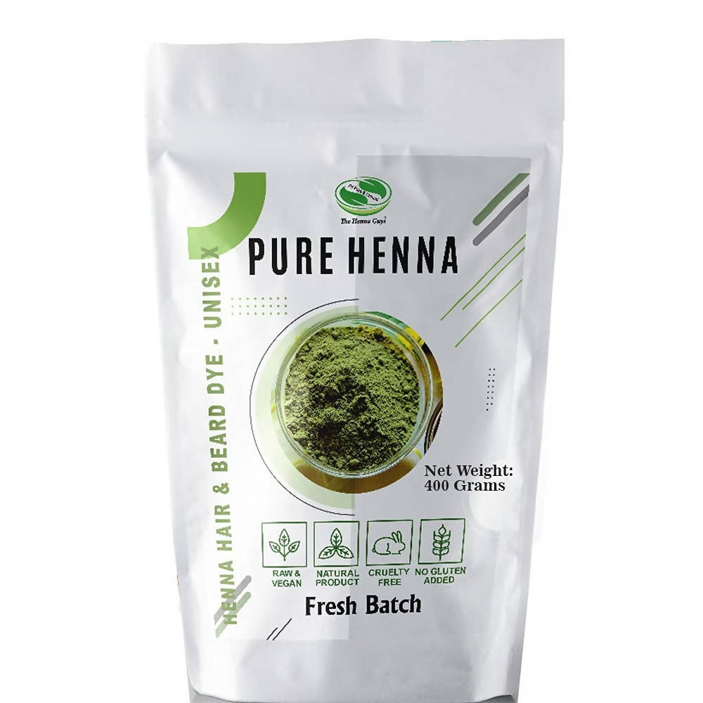 The Henna Guys Pure Henna Powder For Hair Dye / Color | Grocsy