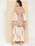 Yufta Women Printed Pure Cotton Ethnic Co-Ords | Grocsy