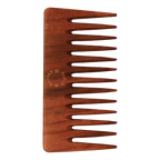 Sacred Grove Wide Tooth & Detangling Teak Wood Comb | Grocsy