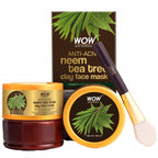 Wow Skin Science Anti-Acne Neem & Tea Tree Clay Face Mask | Grocsy