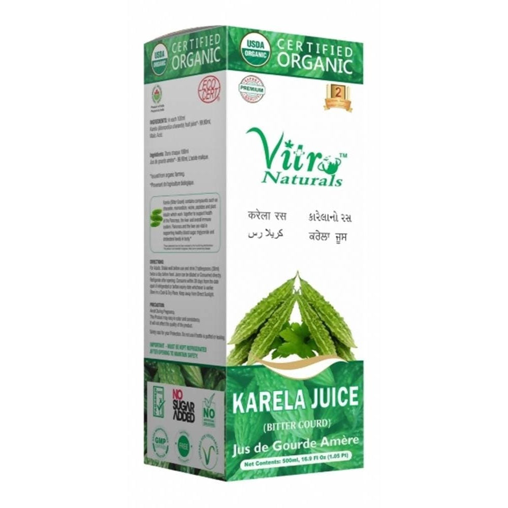 Vitro Naturals Certified Organic Karela Juice | Grocsy