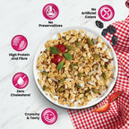 Munchilicious Muesli - Fruit & Nut, 75% Nuts, Grains, Seeds, Fruits & Berries | Grocsy