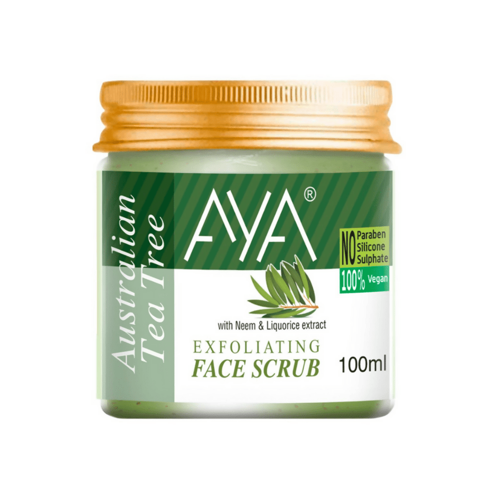 AYA Tea Tree Exfoliating Face Scrub | Grocsy