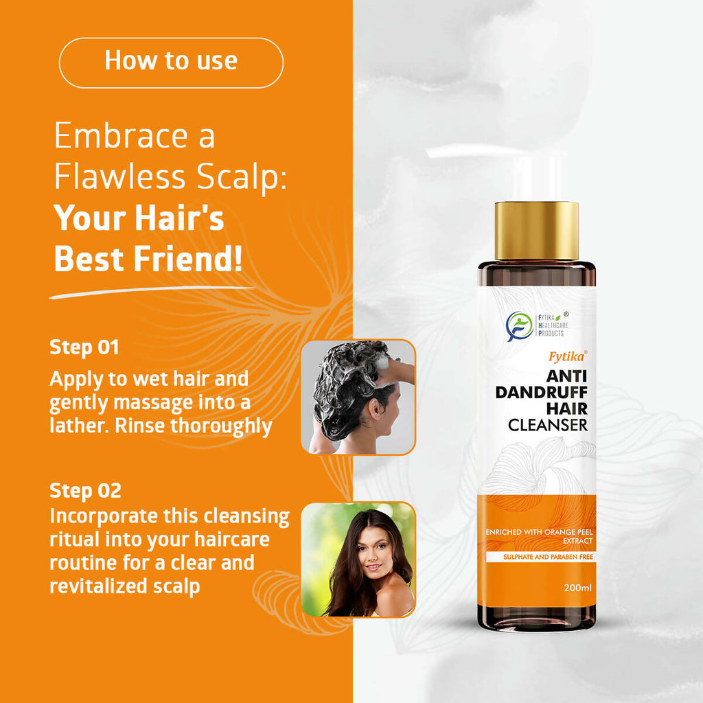 Fytika Anti dandruff Hair Cleanser with Orange Peel Extract | Grocsy