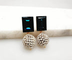 Bling Accessories Swarovski Montana Earrings | Grocsy
