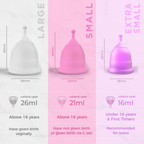 Pee Safe Menstrual Cup & Bio Panty Liners For Women | Grocsy