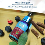 Blue Nectar Manjistha & Berry Face Serum with Vitamin C & E | Grocsy