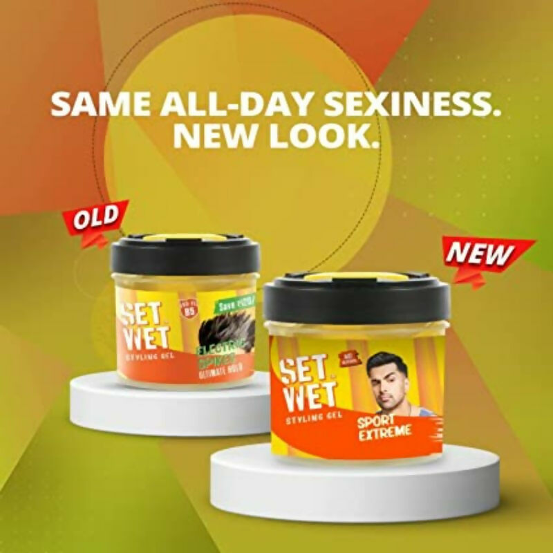 Set Wet Hair Gel for Men Ultimate Hold Electric Spikes | Grocsy