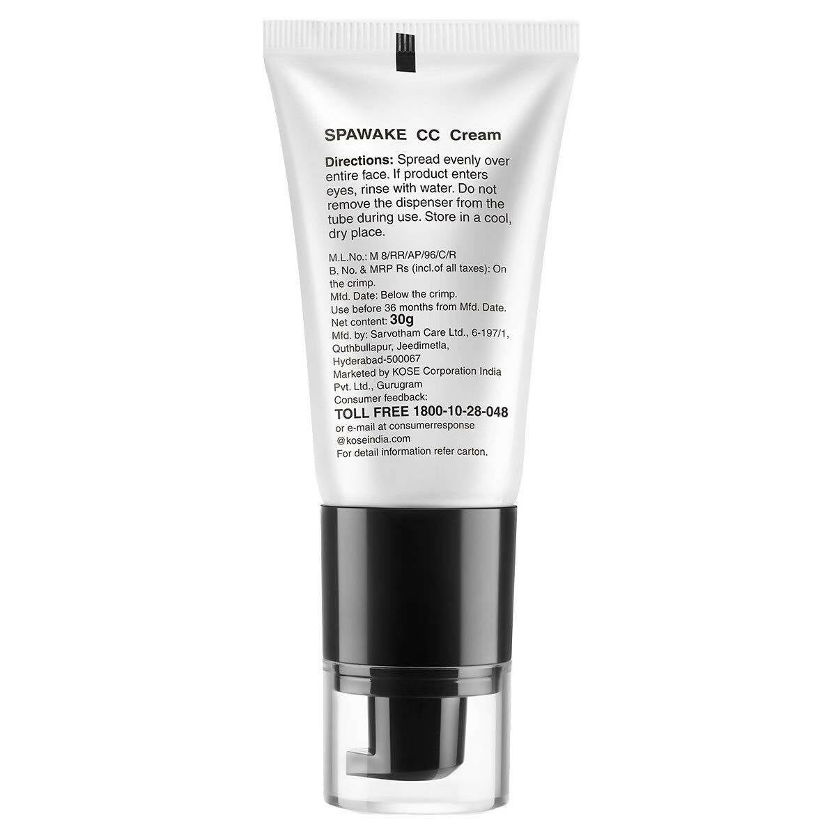 Spawake CC Cream 01 Light Beige with SPF 32/PA++ | Grocsy