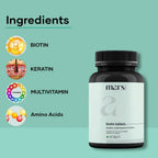 Mars By GHC Hair Biotin Tablets with Keratin, Amino Acids, Grape Seed | Grocsy