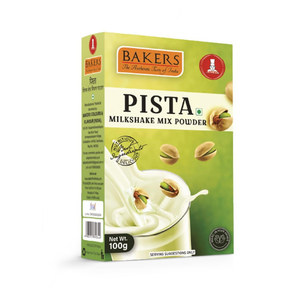 BAKERS Premium Milk Shake Mix - Chocolate, Butterscotch, Mango & Pista | Grocsy