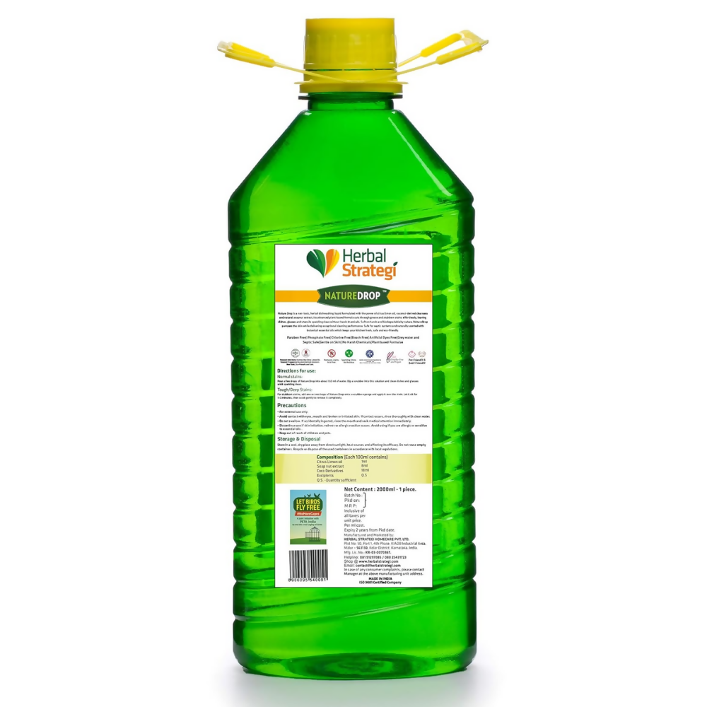 Herbal Strategi Natural Dishwash Liquid | Grocsy