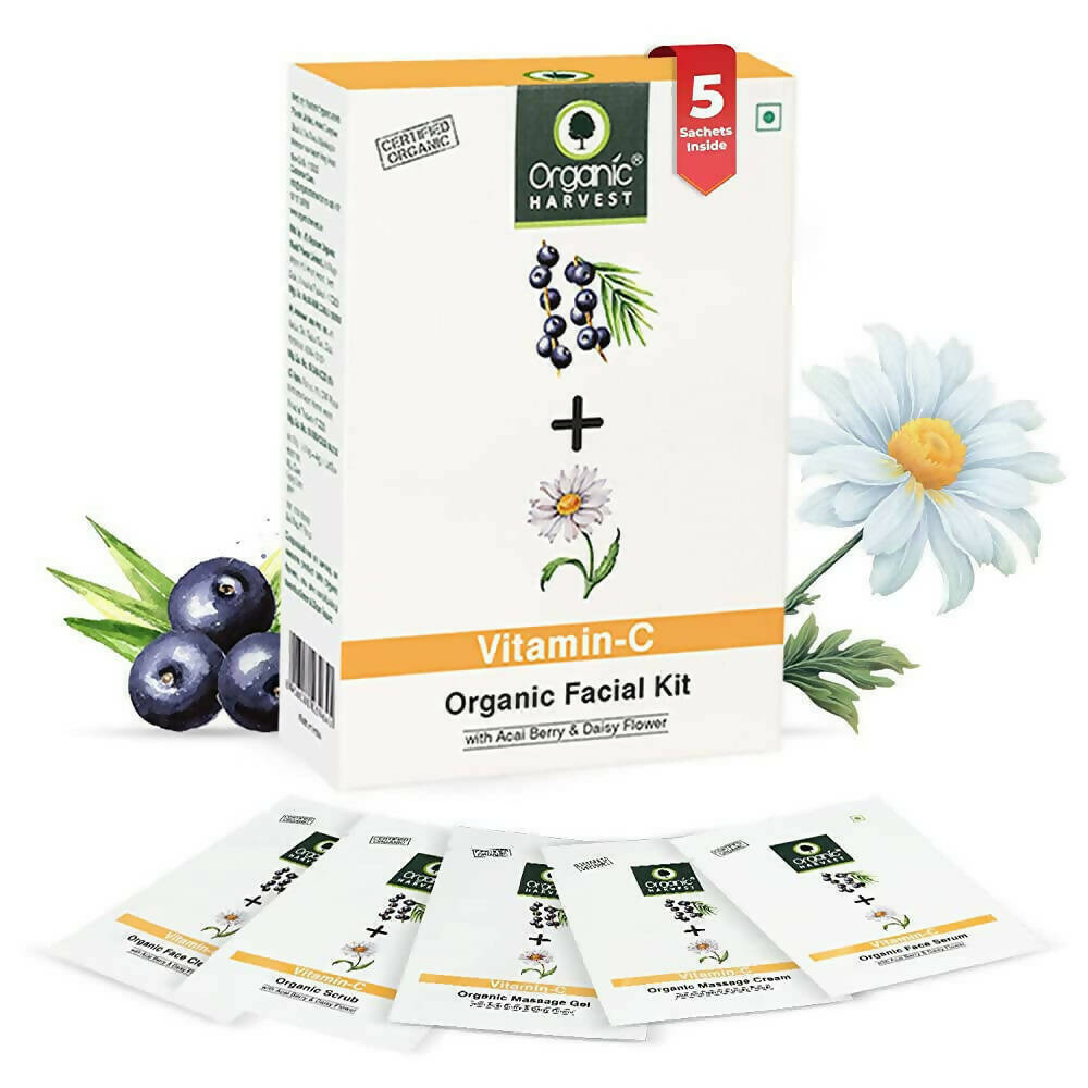 Organic Harvest Vitamin C Organic Facial Kit | Grocsy