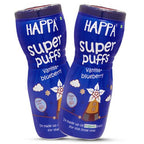 Happa Organic Multigrain Vanilla + Blueberry Melts Super Puffs | Grocsy