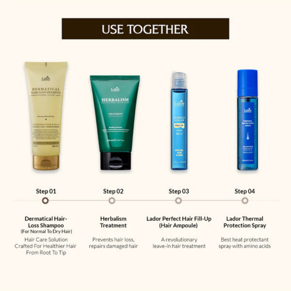La'dor Dermatical Hair-Loss Shampoo For Normal To Dry Hair - Korean Shampoo for Scalp Care | Grocsy