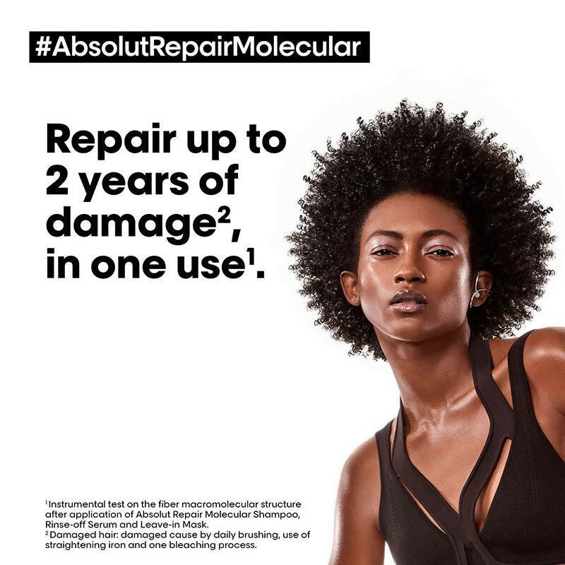 L'Oreal Paris Absolut Repair Molecular Sulfate-Free Deep Repairing Shampoo | Grocsy