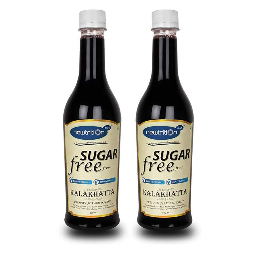 Newtrition Plus Sugar Free Kalakhatta Syrup | Grocsy