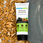 Mamaearth Charcoal Face Scrub For Deep Exfoliation | Grocsy