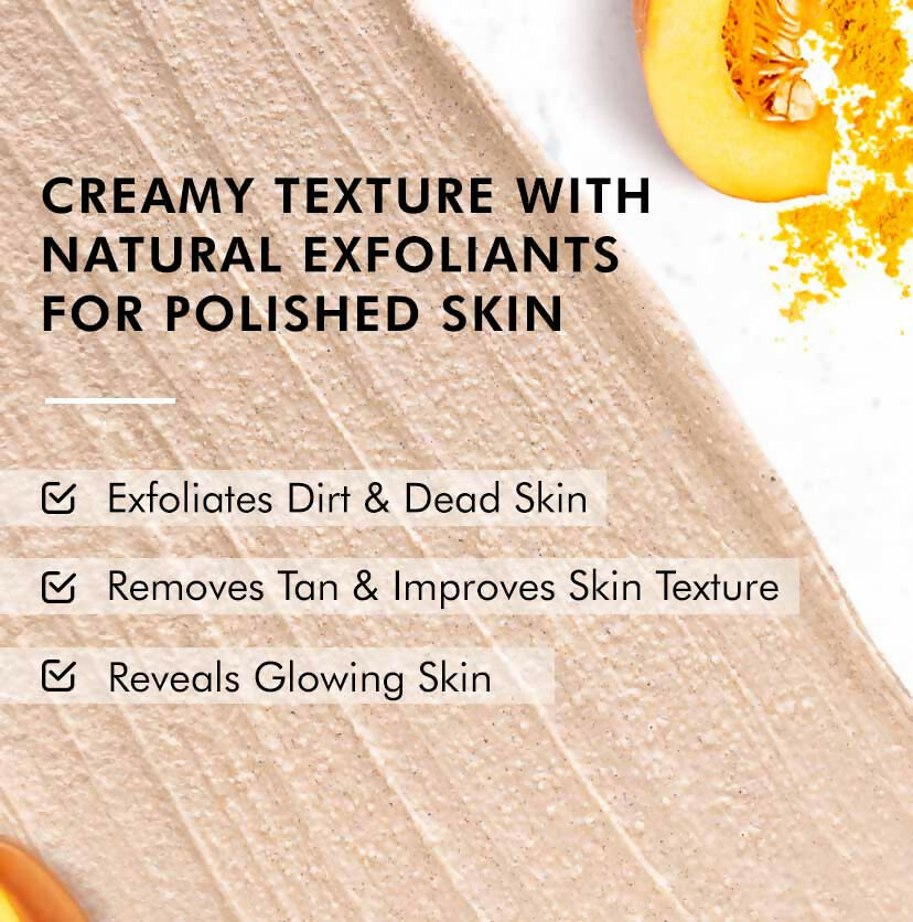 mCaffeine Smoky Pumpkin Spice Body Scrub, Exfoliates, Removes Tan, Sweet & Spicy Aroma | Grocsy