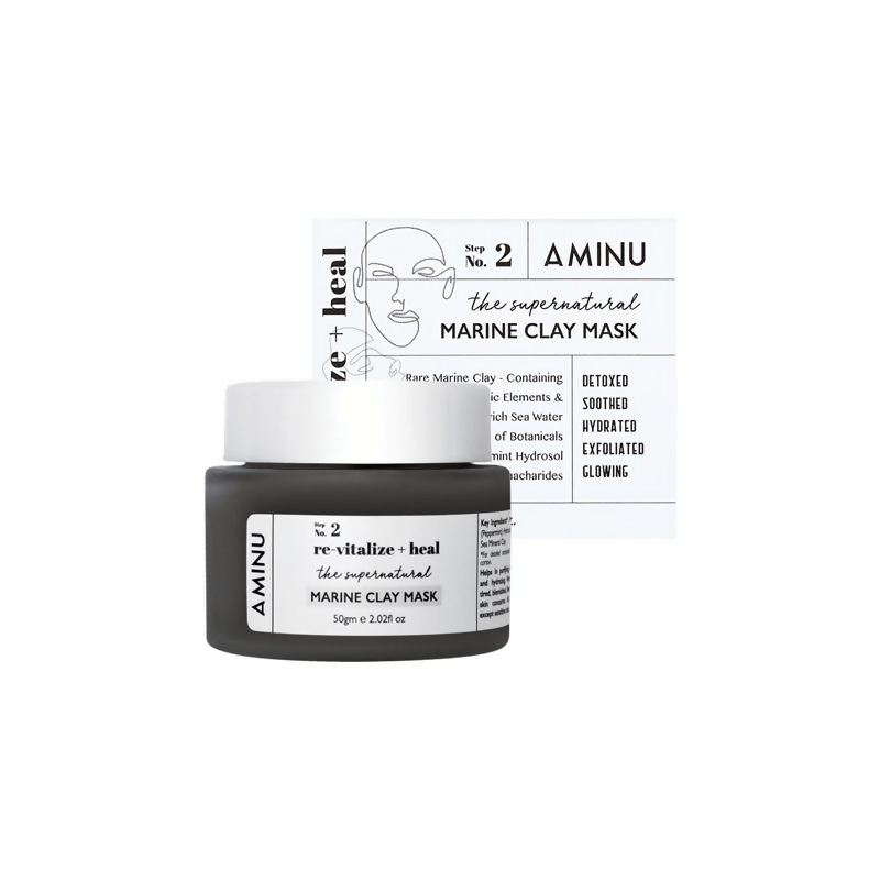 Aminu Marine Clay Mask For Sensitive & Acne Prone Skin | Grocsy