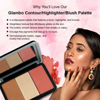 Daily Life Forever52 Glambo - Contour Highlighter Blush Palette - Barbie Doll | Grocsy