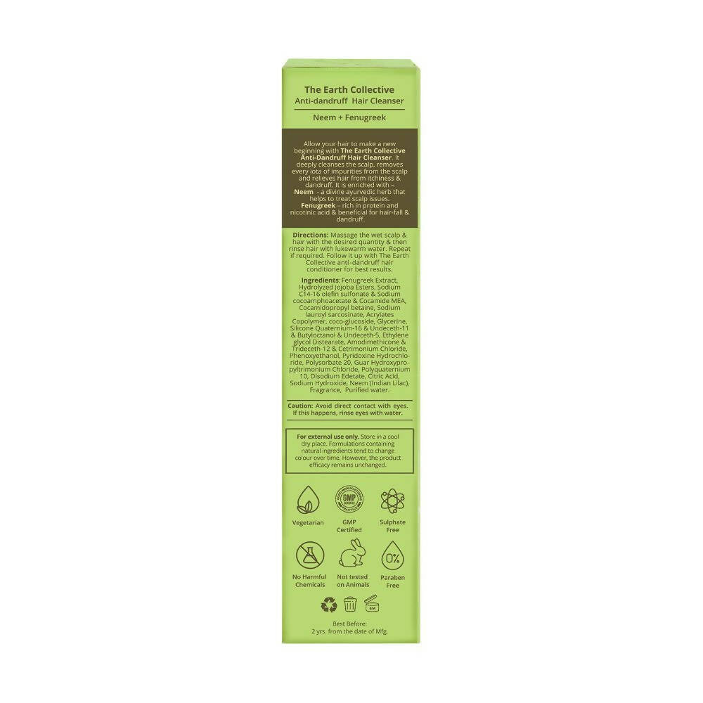 The Earth Collective Hair Cleanser - Anti-Dandruff | Grocsy