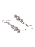 NVR Women Silver Toned Oxidised Jewellery Set | Grocsy