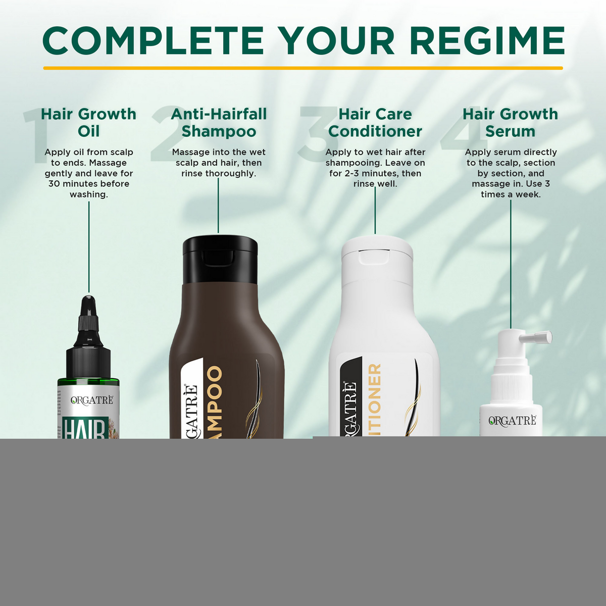 Orgatre Hair Growth Oil With 28 Herbal Oils ??Promotes Hair Growth, Reduces Hair Fall & Dandruff | Grocsy