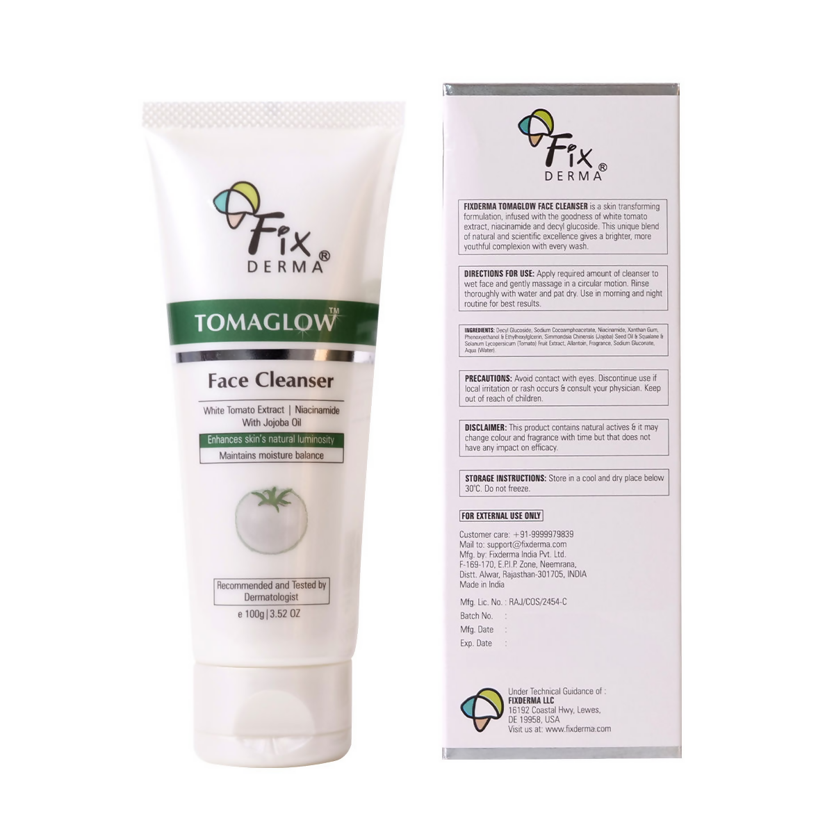 Fixderma Tomaglow Face Cleanser | Grocsy