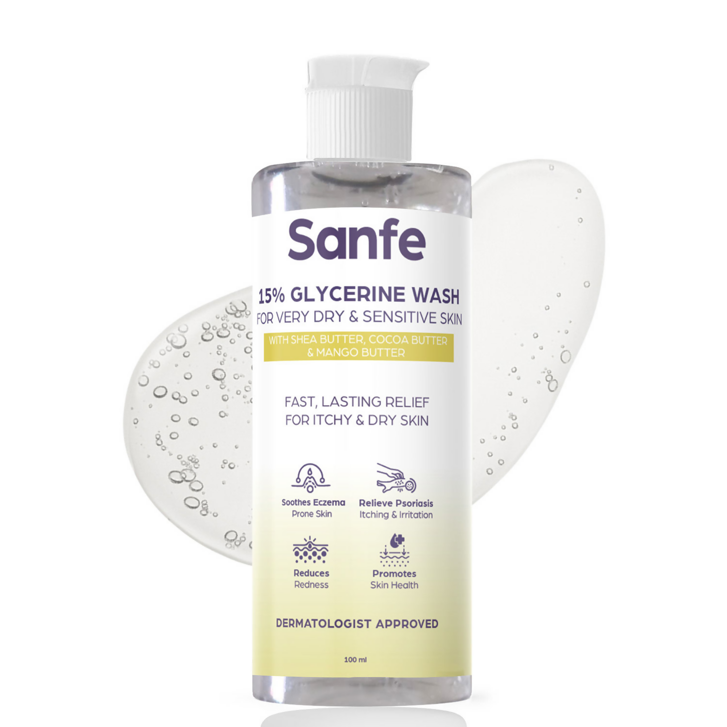 Sanfe Eczema Relief Wash For Very Very Dry Skin | Grocsy
