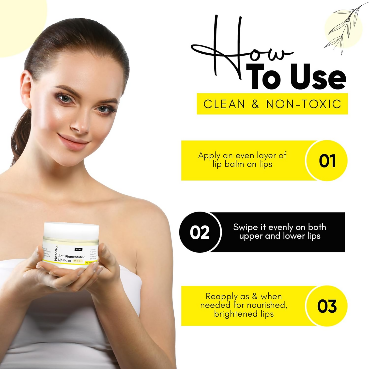 Masofta Anti Pigmentation Lip Balm | Grocsy