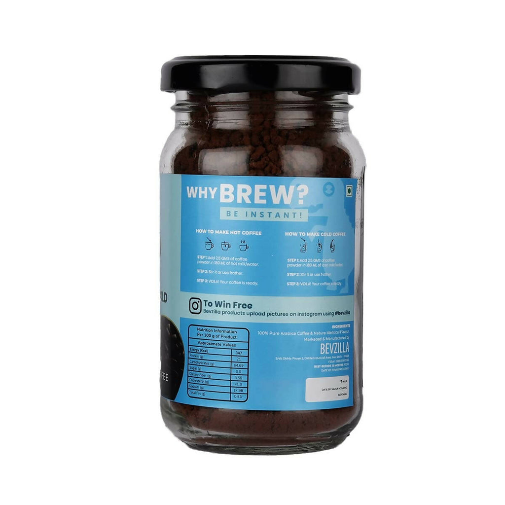 Bevzilla Instant Coffee Powder (Colombian Gold) | Grocsy