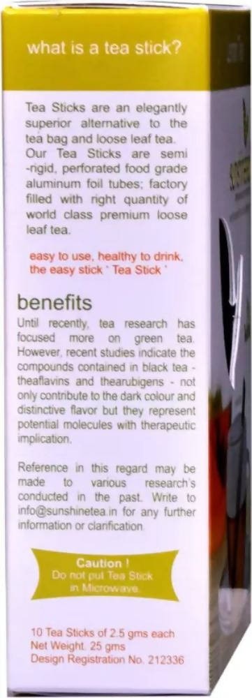 Sunshine Tea Lemon Tea Sticks | Grocsy