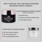 House Of Beauty Multivitamin Nourish Night Cream With Revinage For Face | Grocsy