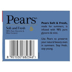 Pears Soft & Fresh Bathing Soap - Glycerin & Mint | Grocsy